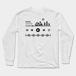 Riding with Music Long Sleeve T-Shirt